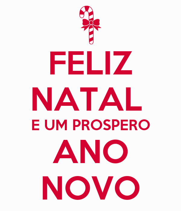 Feliz natal e um prospero ano novo