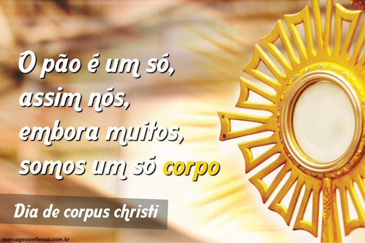  Imagens e Mensagens para Corpus Christi