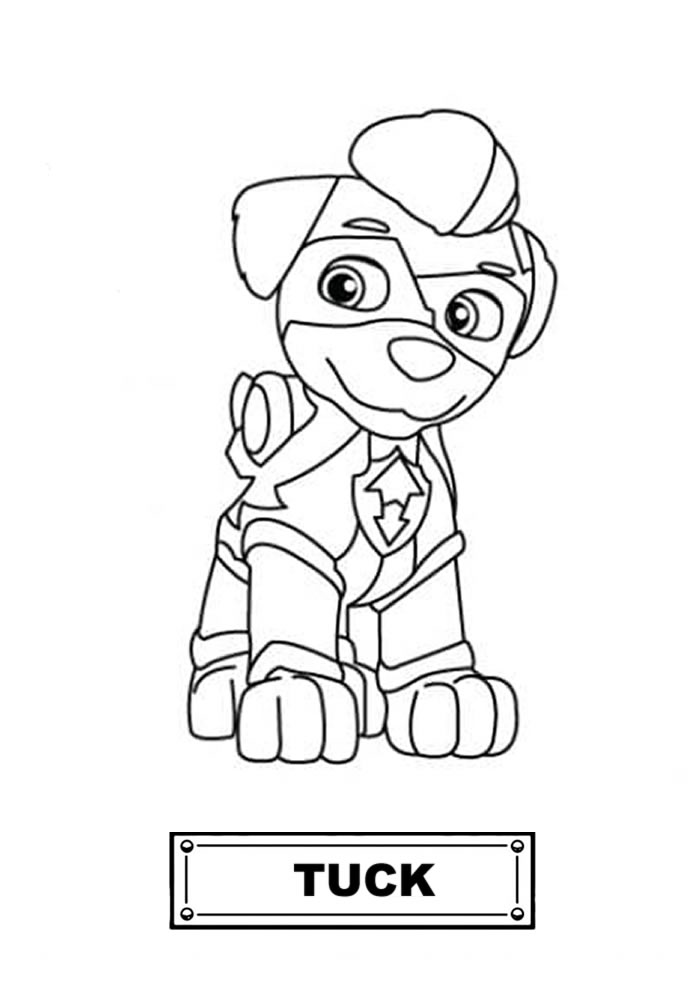 Personagens Patrulha Canina Desenho para Imprimir - Desenho para Colorir