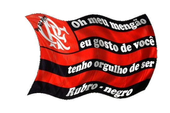 Liberte sua Paixão Rubro-Negra: GIFs Exclusivos da Bandeira do Flamengo!