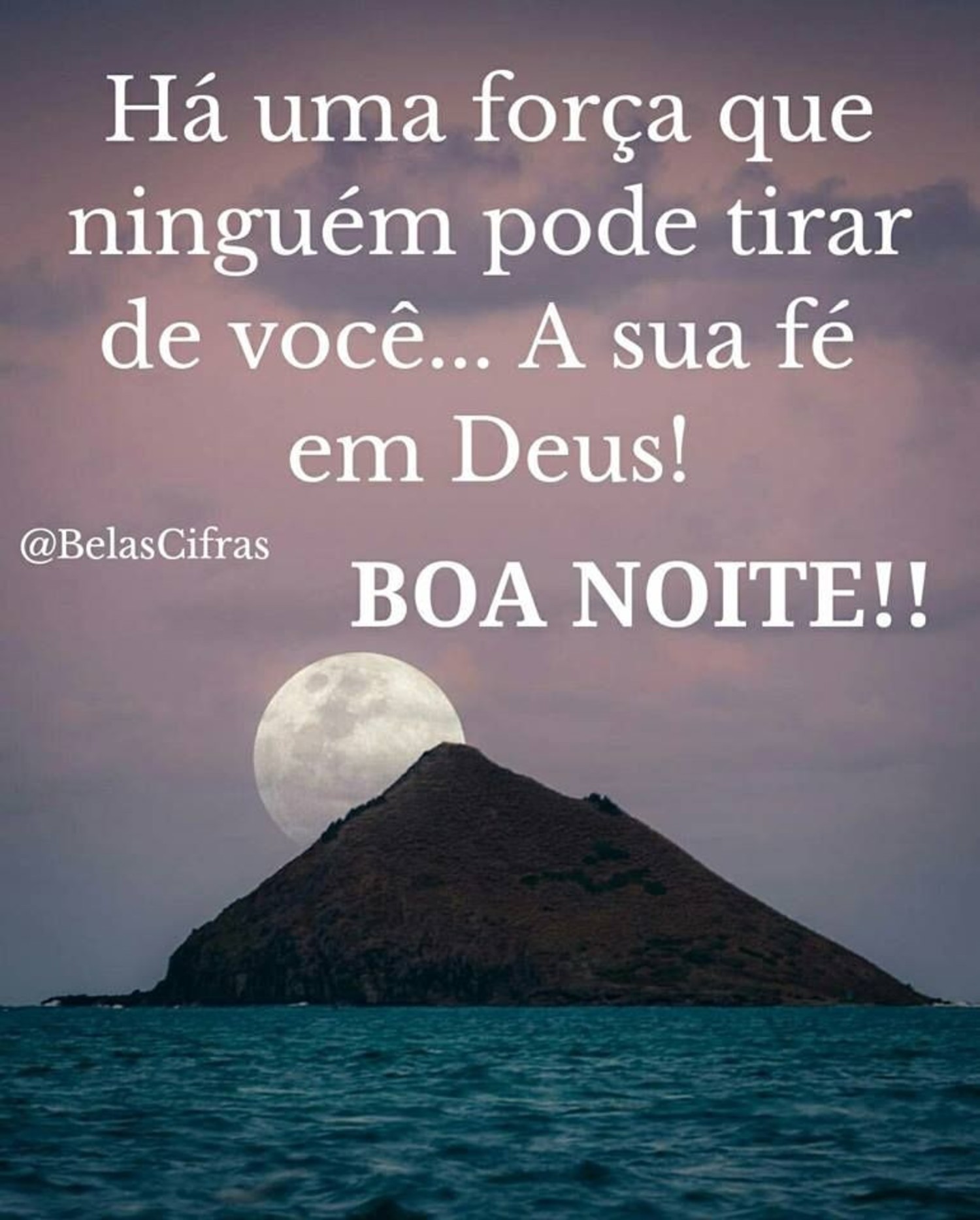 Boa Noite com o Abraço Acolhedor de Deus