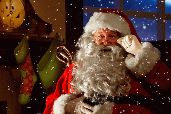 Espalhe a Magia do Natal com Gifs do Papai Noel!
