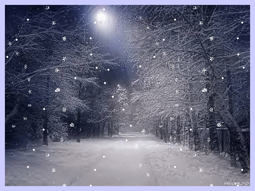 Magia do Inverno: GIFs Deslumbrantes de Neve!