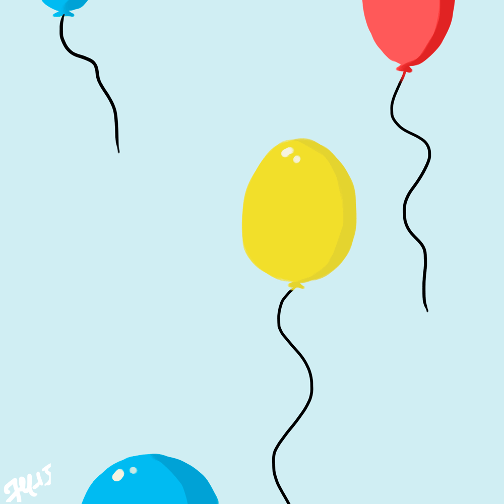 Voando alto: Descubra nossos gifs encantadores de balões!