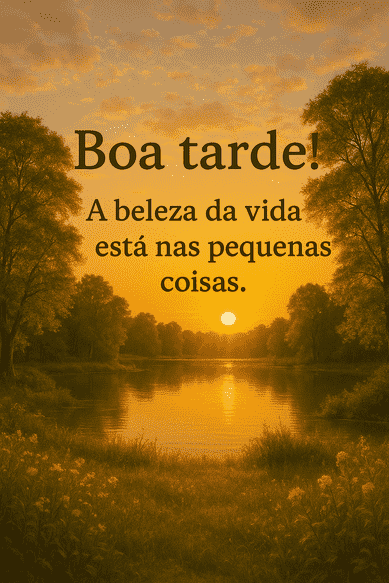 Boa Tarde Inspiradora: Fotos e Frases para WhatsApp que Alegram o Dia